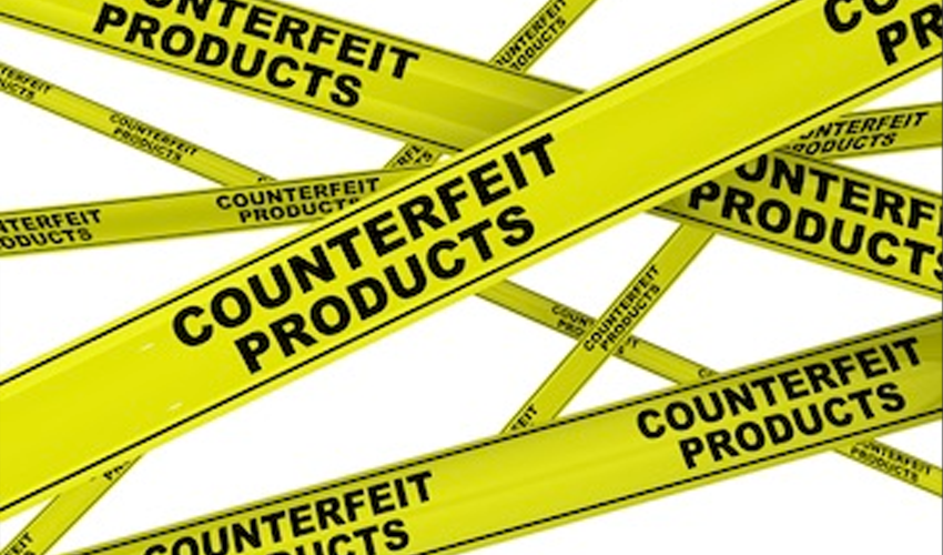 counterfeit products caution tape