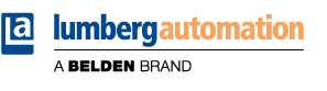 lumberg automation a belden brand logo