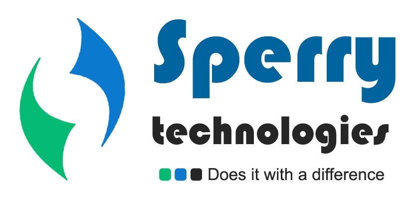 sperry technologies does it with a difference logo